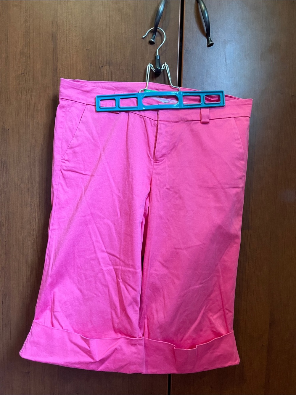 Lilly Pulitzer Bright Pink Palm Beach Fit Capris